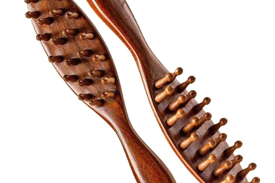 Locc care brushes for dreadlock and loc styling